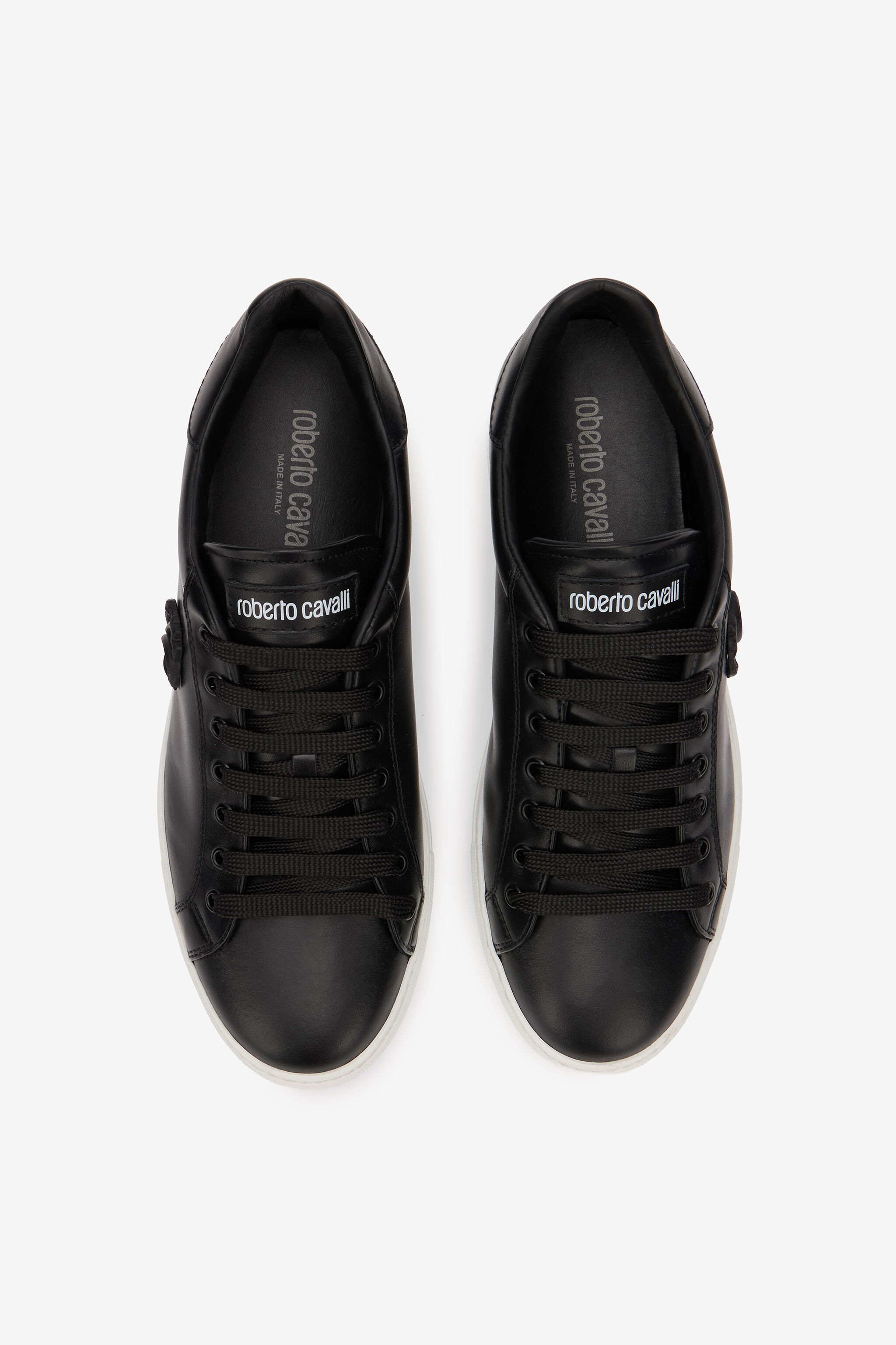 RC Black Sneaker With Embossed Monogram RC BLACK SOS00K-PZC15