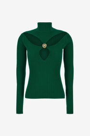${brand} Just Cavalli Ribbed Lurex Pullover ${colorDescription} ${masterID}