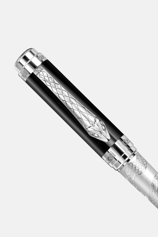 RC Roberto Cavalli Serpentine Kugelschreiber RC Roberto Cavalli Serpentine Kugelschreiber SILVER BLACK VALG01-IG257