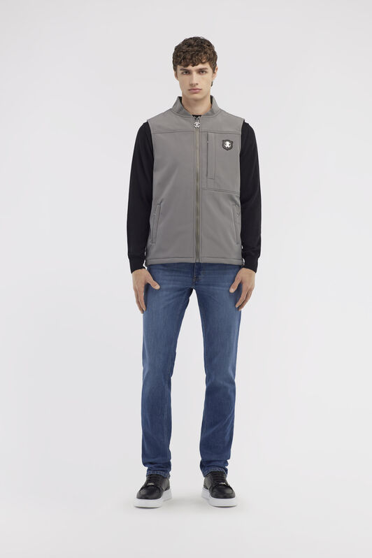 RC Padded vest with logo Gray NOT40H-SB001