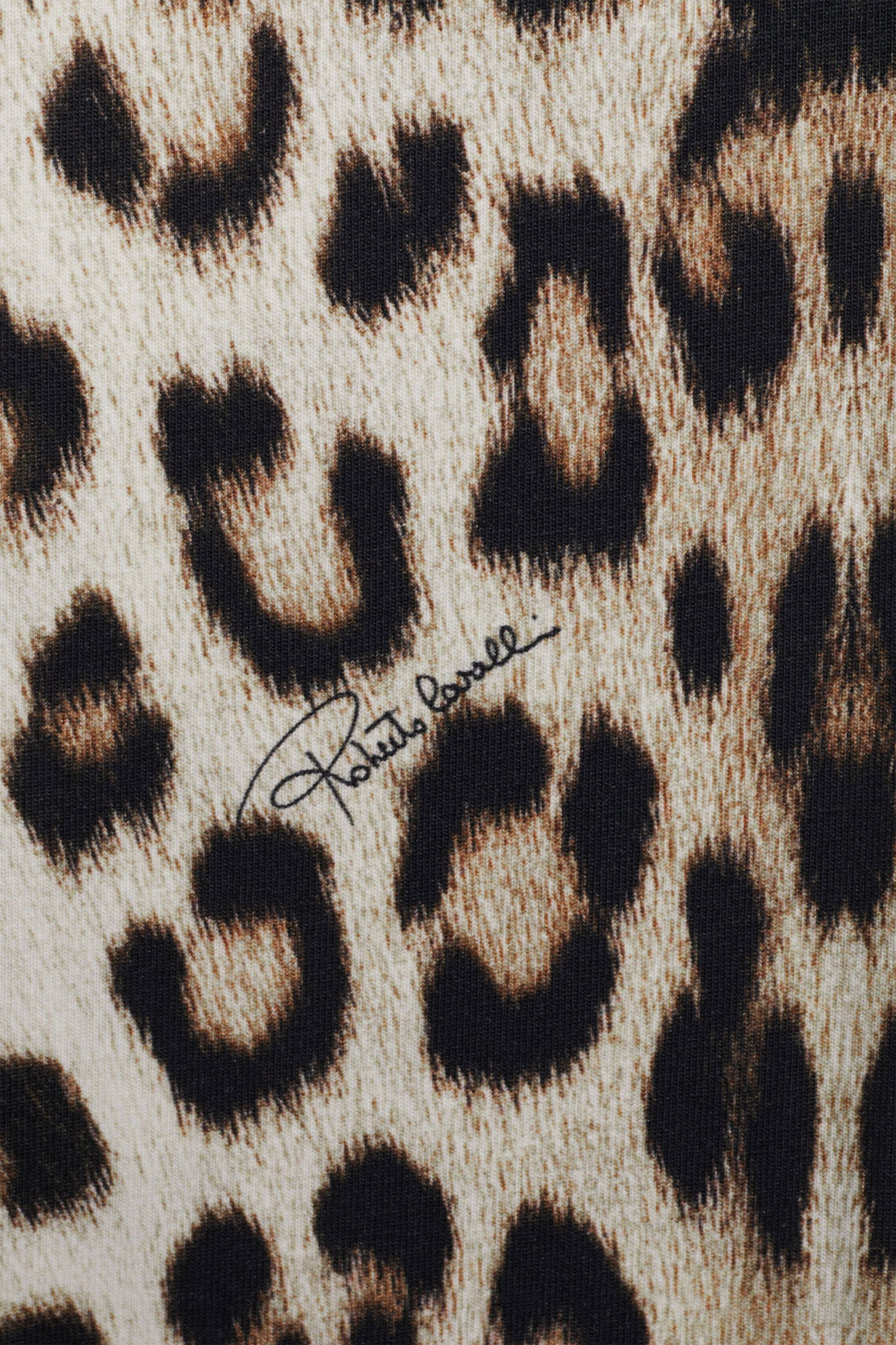 JU Natural Jaguar print leggings BEIGE/MILKY/BLACK JJT211-JMQ64