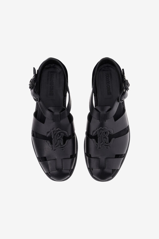 RC RC Monogram sandals Noir SRS028-PZA12