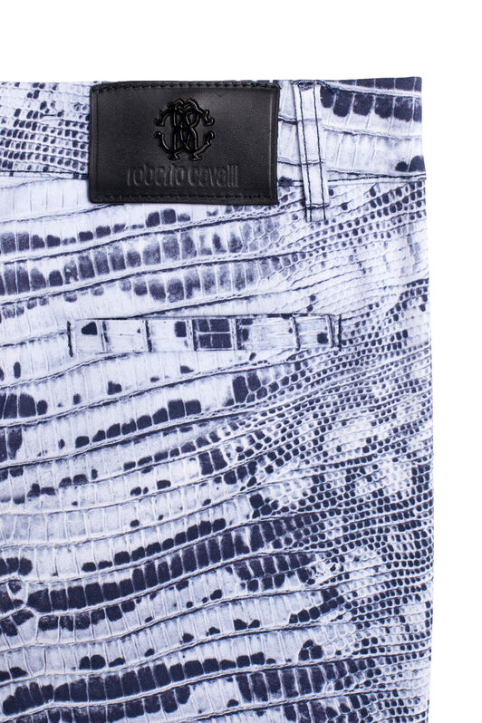 JU Bermuda-Shorts mit Eidechsen-Print JU Bermuda-Shorts mit Eidechsen-Print LIGHT BLU/BLUE IJT256-FMQ88