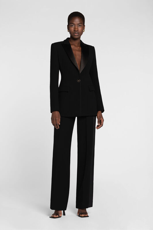RC Single-Breasted Wool Blazer RC Single-Breasted Wool Blazer Black PKT401-WR013