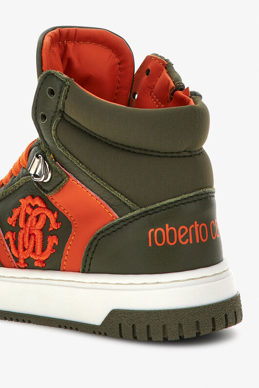JU Sneaker Vert foncé/Orange RJS00W-PZJ20