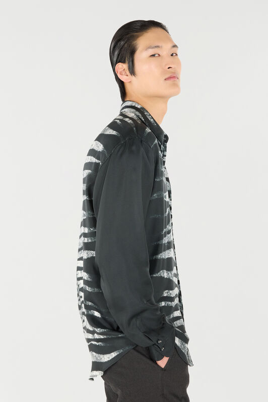 RC Zebra-Print Shirt Black/White URT714-4QN50