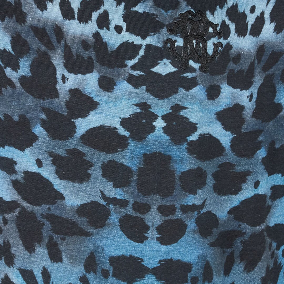 RC Jaguar Skin print T-shirt BLUE OOT60J-JFO63