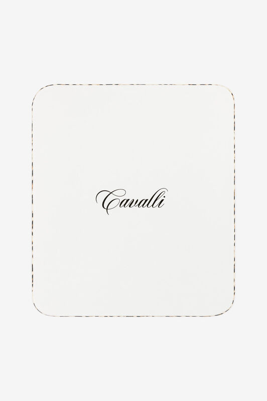 JU Coperta con logo e stampa Leopard JU Coperta con logo e stampa Leopard NATURALE OJT806-ISA2J