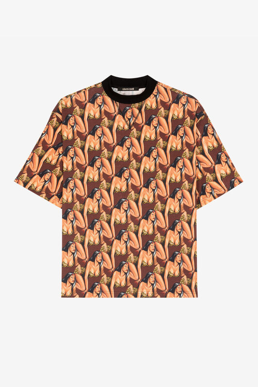 RC T-shirt con stampa RC T-shirt con stampa Marrone RRT62I-3PH24