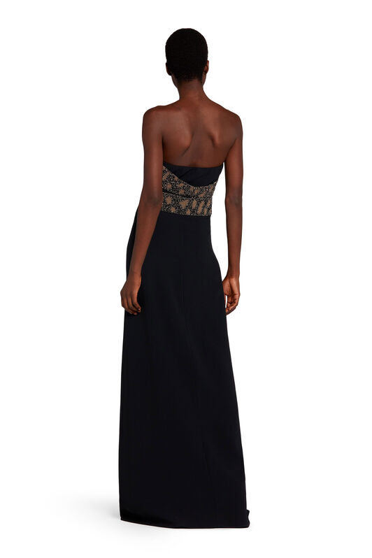RC Bead-Embellished Maxi Dress Black GWR157-HR005