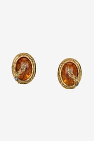 ${brand} Boucles D’Oreilles Clips Effet Ambre ${colorDescription} ${masterID}