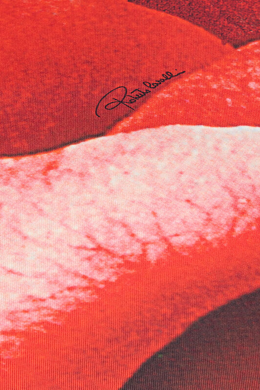 RC Robe Midi À Imprimé Roses Rouge UKT147-LNN48