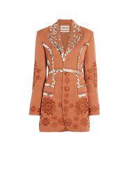${brand} Blazer mit Pailletten und Stickerei ${colorDescription} ${masterID}