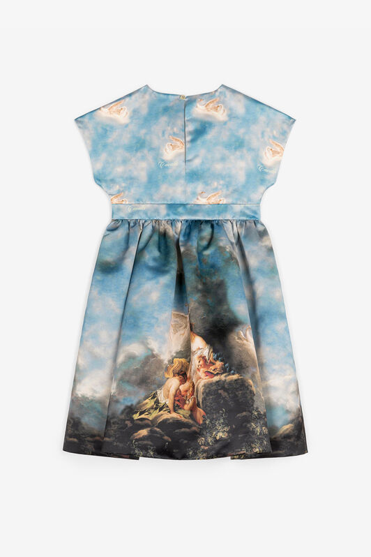JU Wild Leda-Print Dress JU Wild Leda-Print Dress Light blue RJT10Y-RBI04