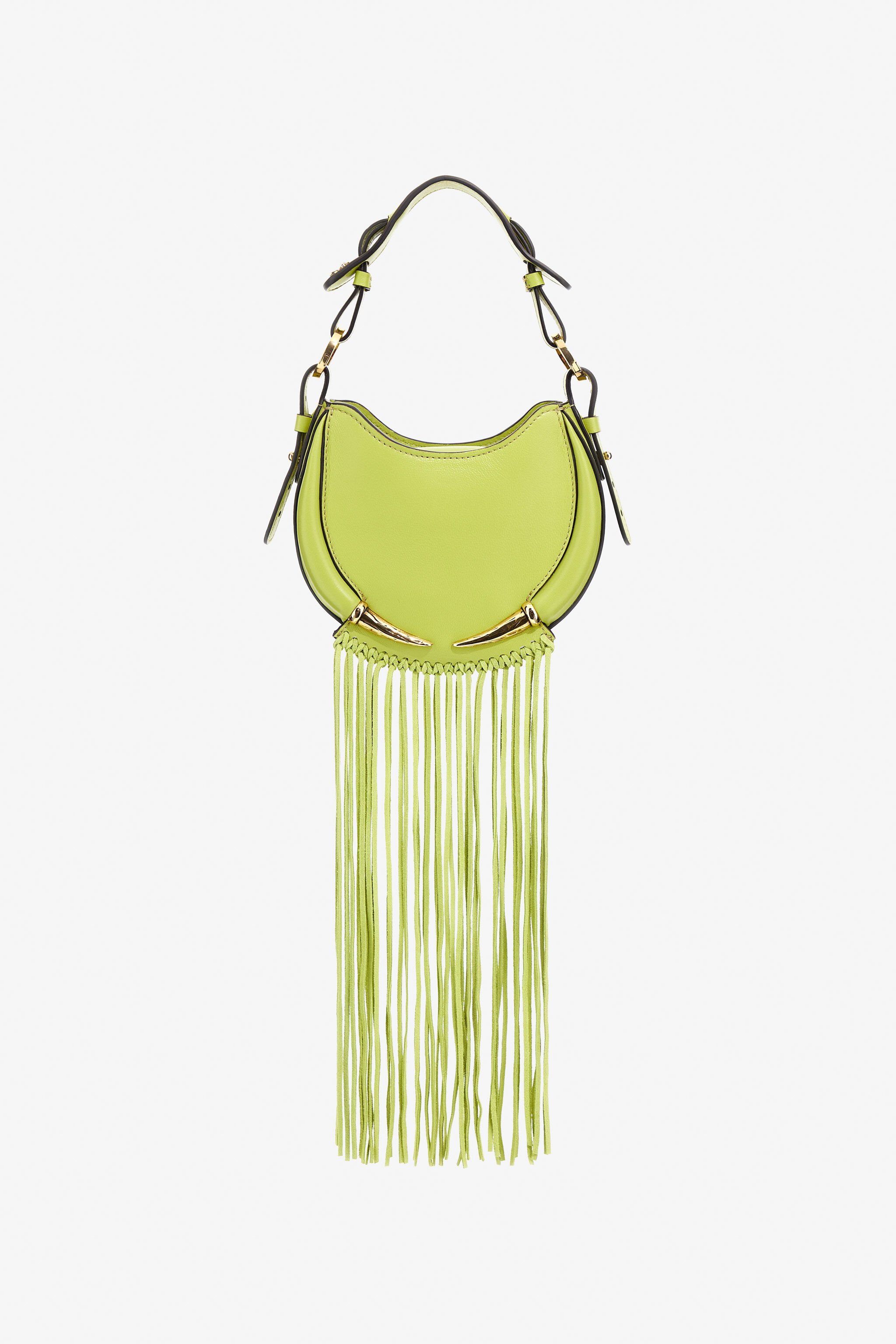 RC Borsa Fang Bag con frange Verde chiaro SWB020-PZ078