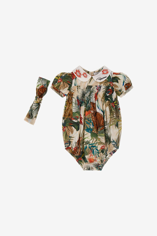 JU Bodysuit With Jungle Print MULTICOLOR SJT847-7MI95