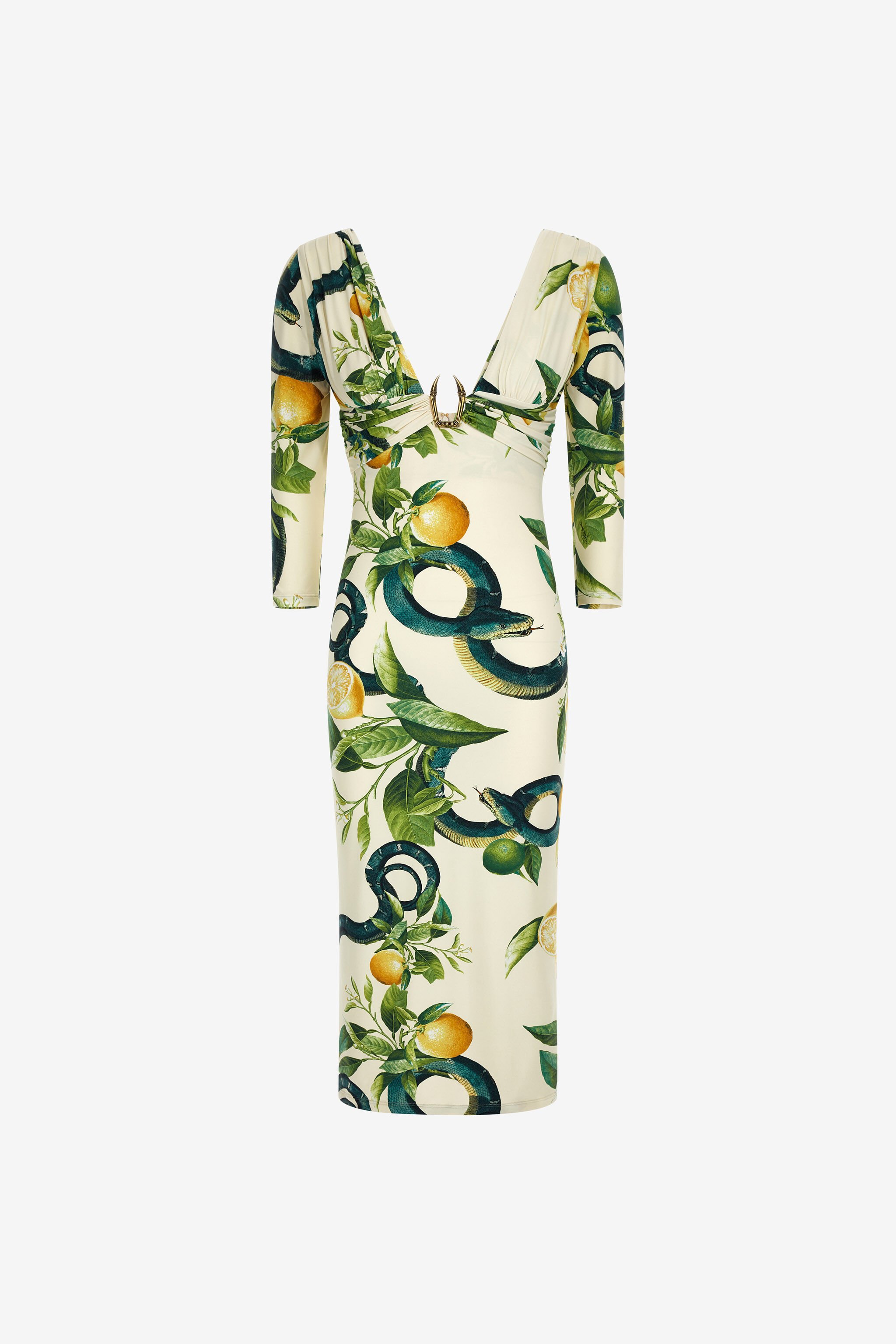RC Lemon print dress Ivory SKT131-LNI89