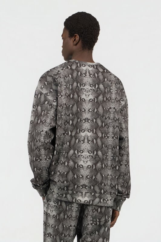 RC Python Print Sweatshirt PYTHON DARK GREY SOT66I-CF050