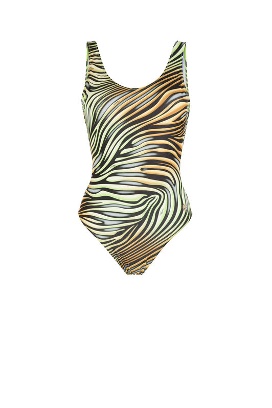 RC Zebra-Print Swimsuit Light green/Black KSW01I-HVI20