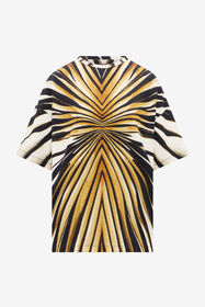 ${brand} Ray Of Gold Print Cotton T-Shirt ${colorDescription} ${masterID}