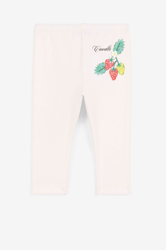 JU Butterfly-Print Cotton Leggings Pink QJT216-JV025