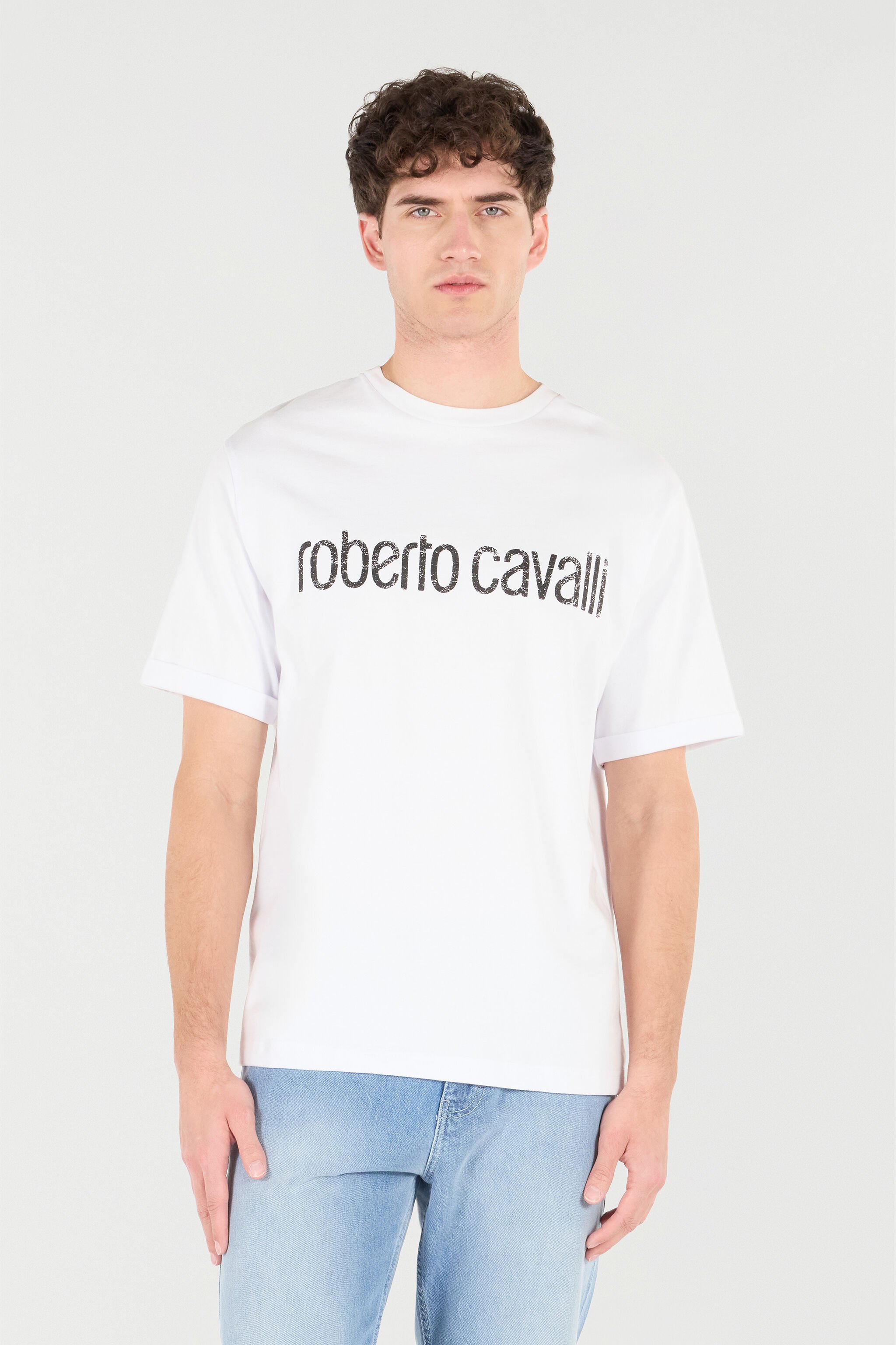RC T-Shirt With Used Logo White POT62A-JD060