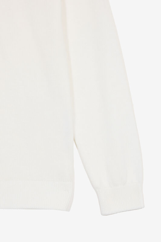 JU Sweatshirt Mit Monogramm RC Und Unterschrift Weiß UJM60A-MG001