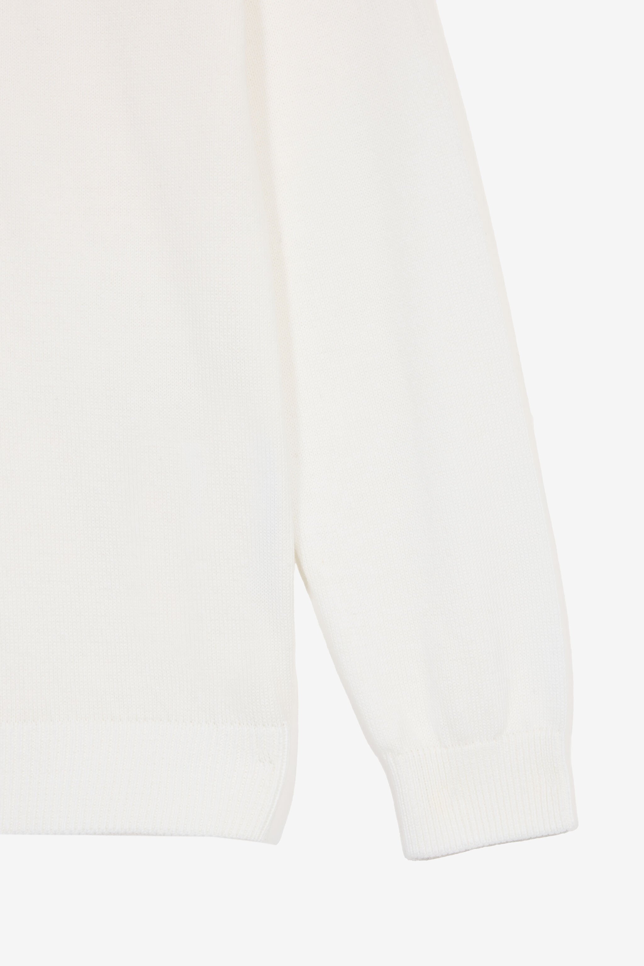 JU Sweatshirt Mit Monogramm RC Und Unterschrift Weiß UJM60A-MG001