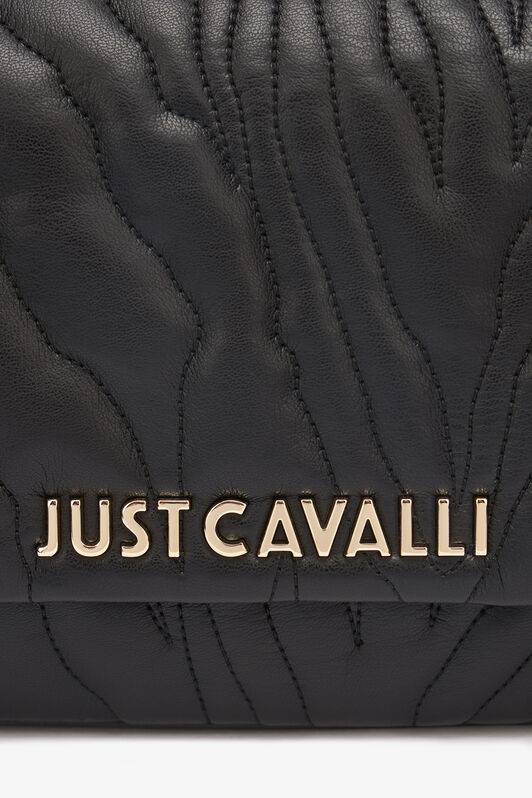 JC Pochette À Bandoulière Surpiquée Noir UFB067-UF436