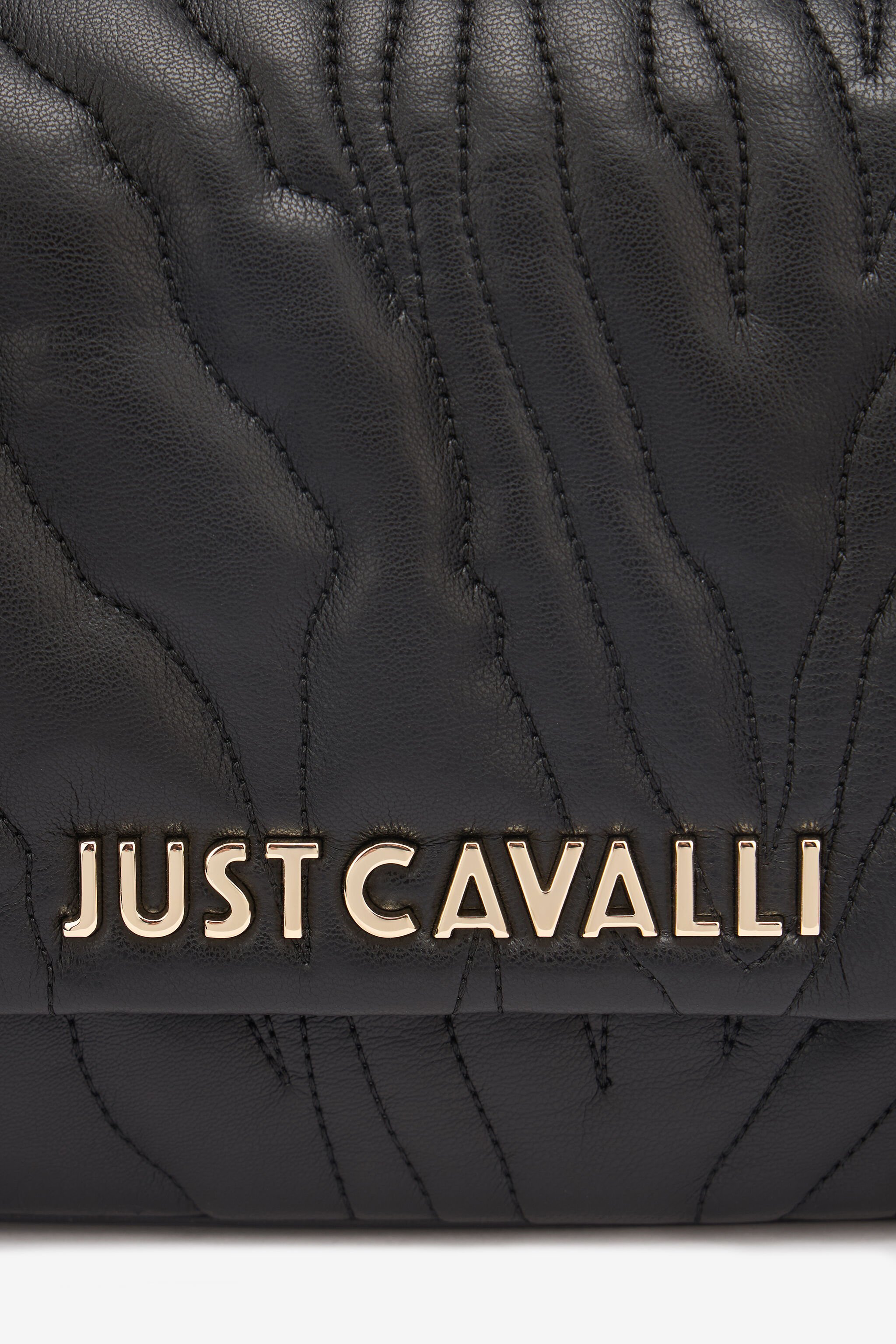 JC Pochette À Bandoulière Surpiquée Noir UFB067-UF436