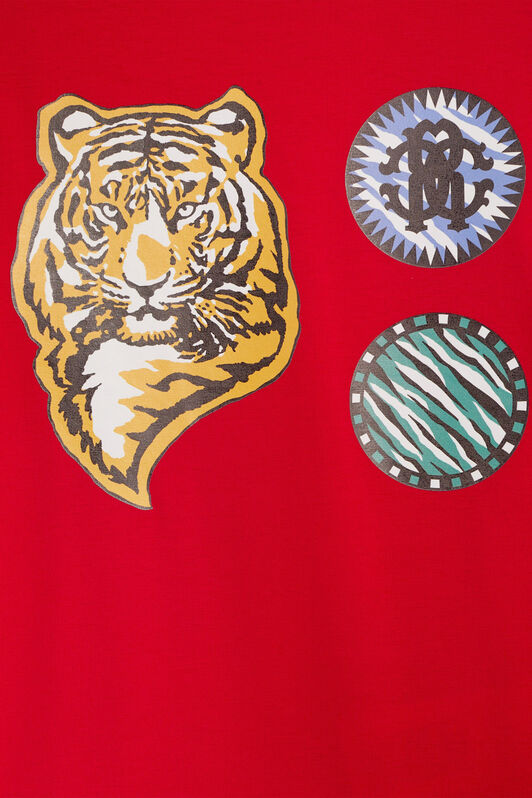 JU T-shirt à manches longues et tigres JU T-shirt à manches longues et tigres RED JJT60B-JV025