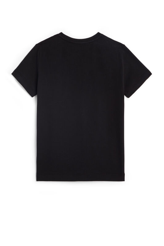 JU T-Shirt mit Strass-Logo JU T-Shirt mit Strass-Logo BLACK JJT611-JV025