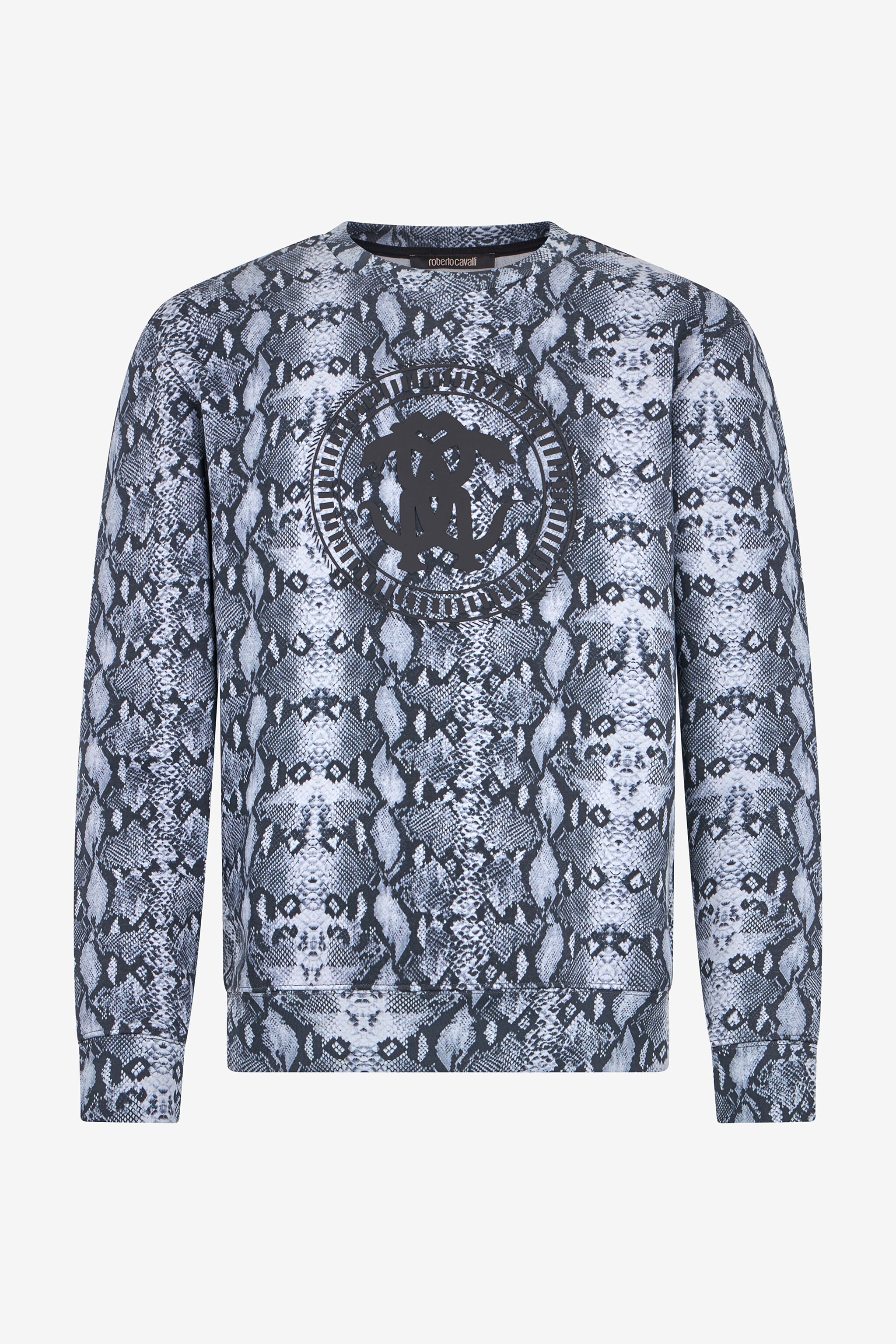 RC Python Print Sweatshirt BLACK QOT66D-FOR25