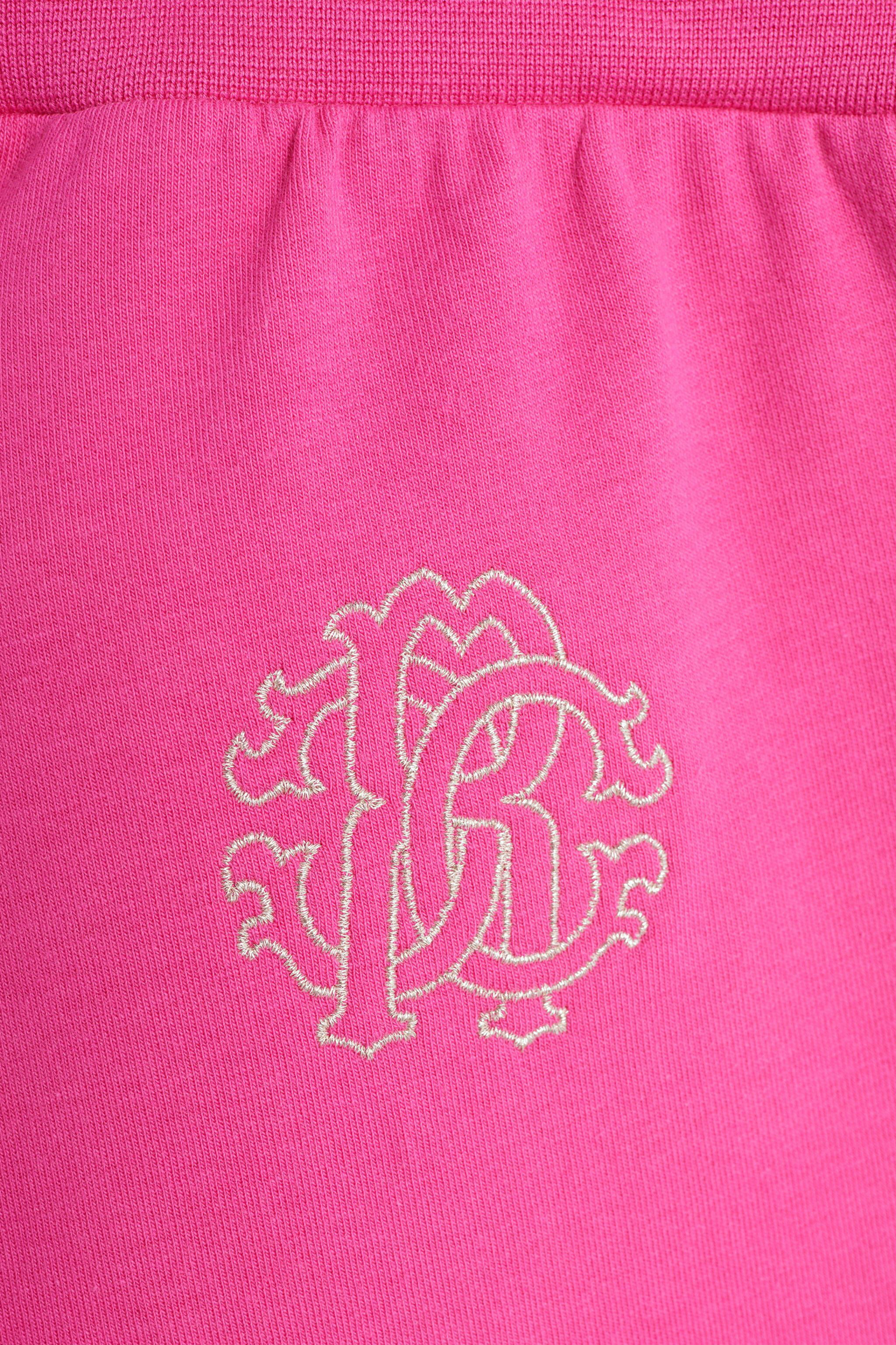 JU Pantalon de survêtement rose à logo FUCHSIA JJT215-CF027