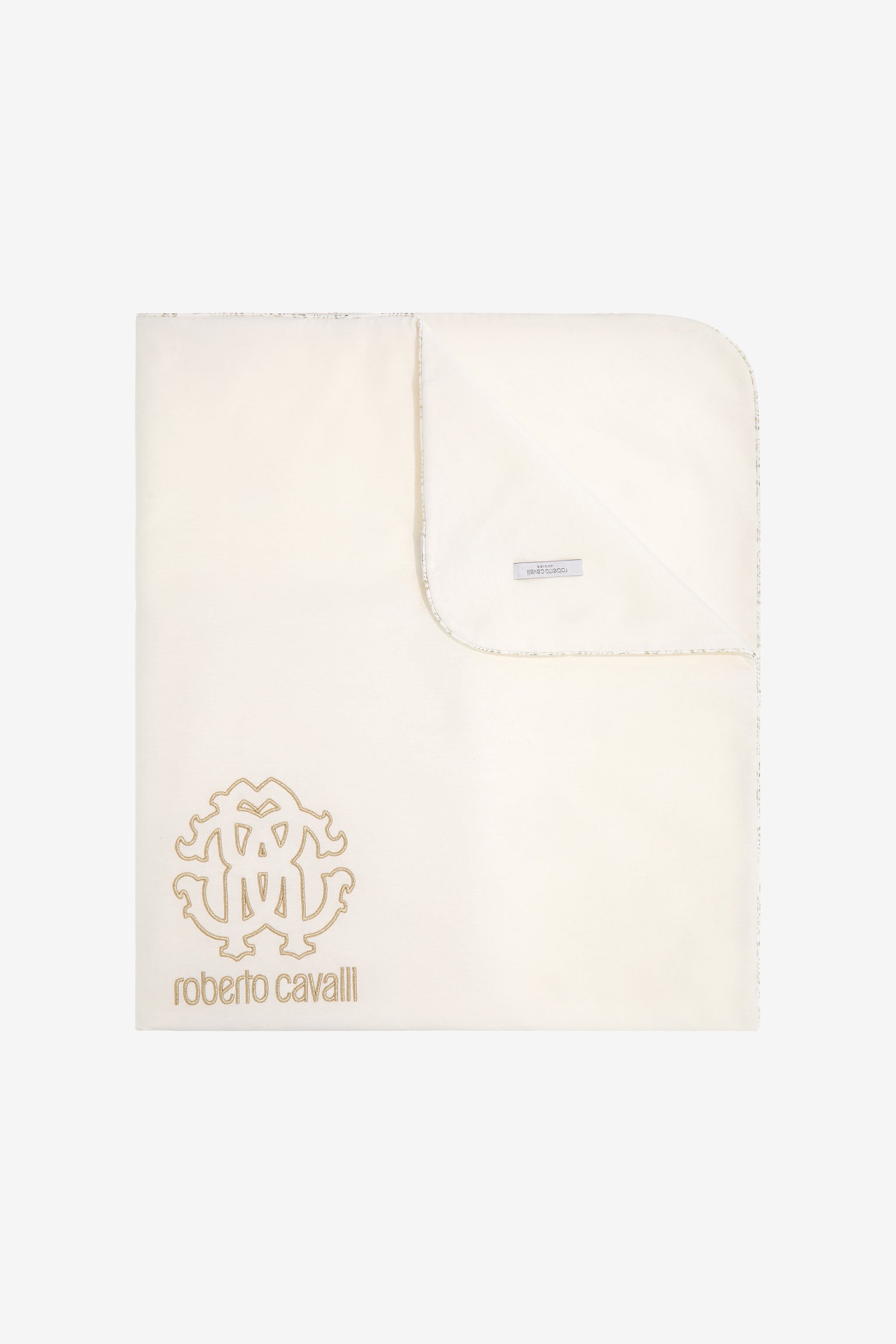 JU Logo print baby blanket Oro SJT833-JD001