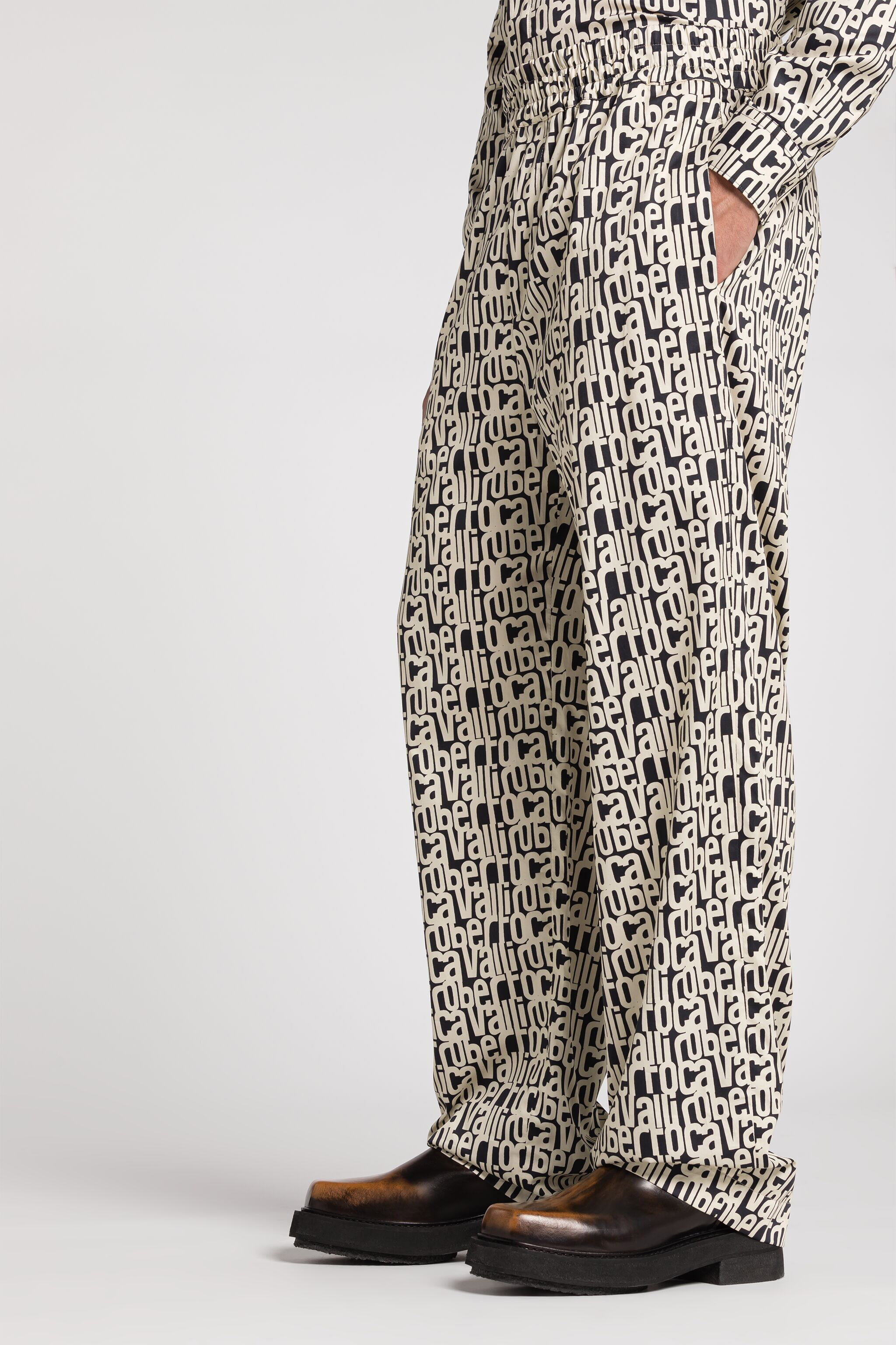 RC Logo-Print Trousers BLACK RRT221-1Z020