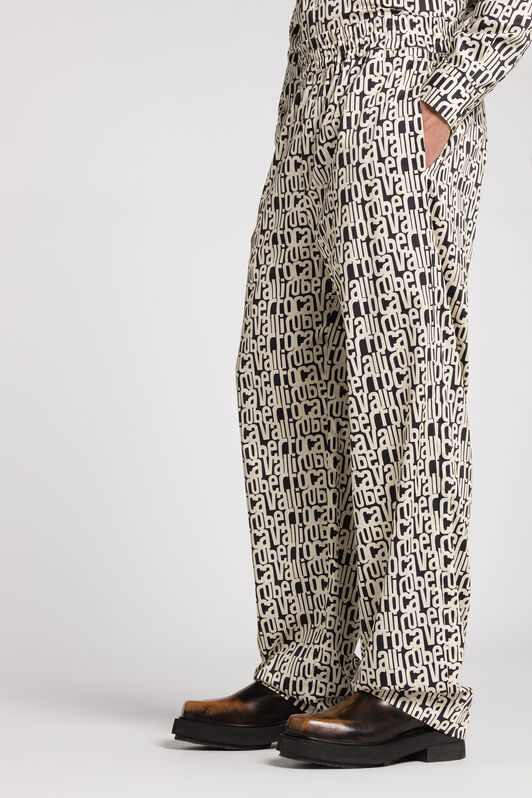 RC Logo-Print Trousers RC Logo-Print Trousers BLACK RRT221-1Z020