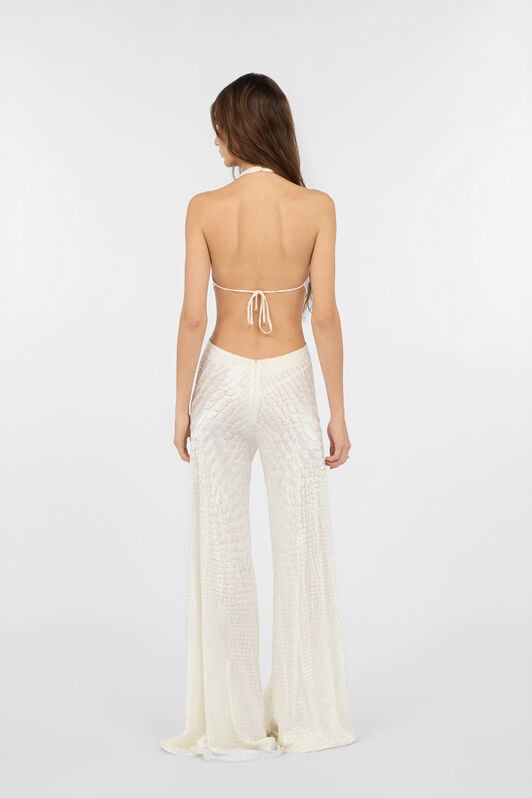 RC Tuta Bianca Con Stampa Squame e Cut-out RC Tuta Bianca Con Stampa Squame e Cut-out WHITE WWT112-HES36