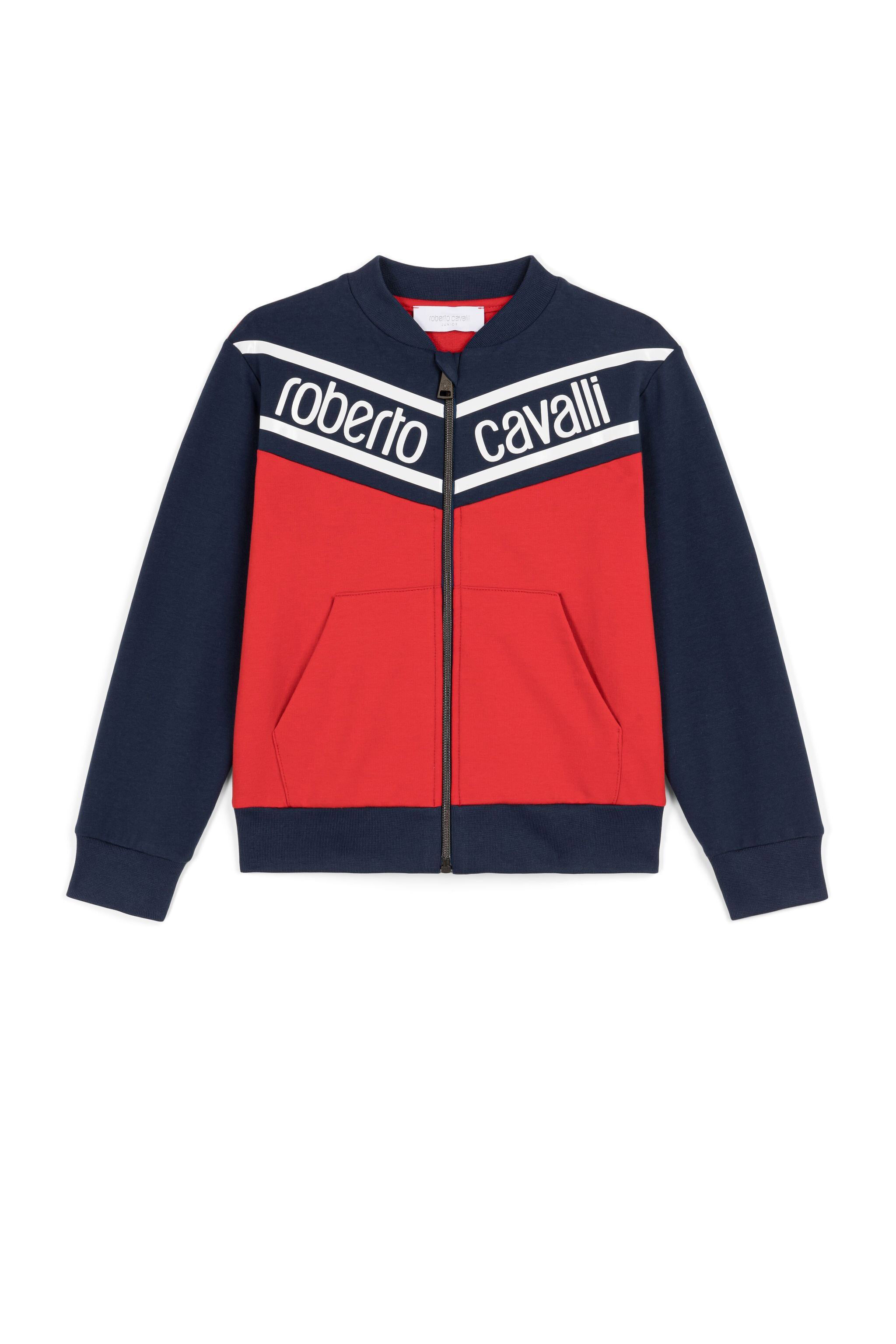 JU Logo-Print Sweatshirt Red KJT957-CF042
