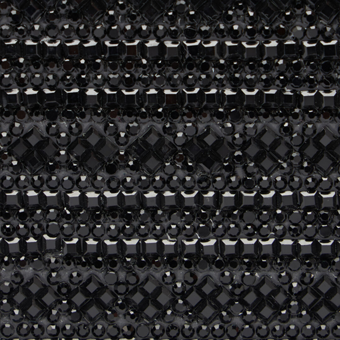 RC Clutch With Rhinestones And Tigers Black UKB014-PZE10