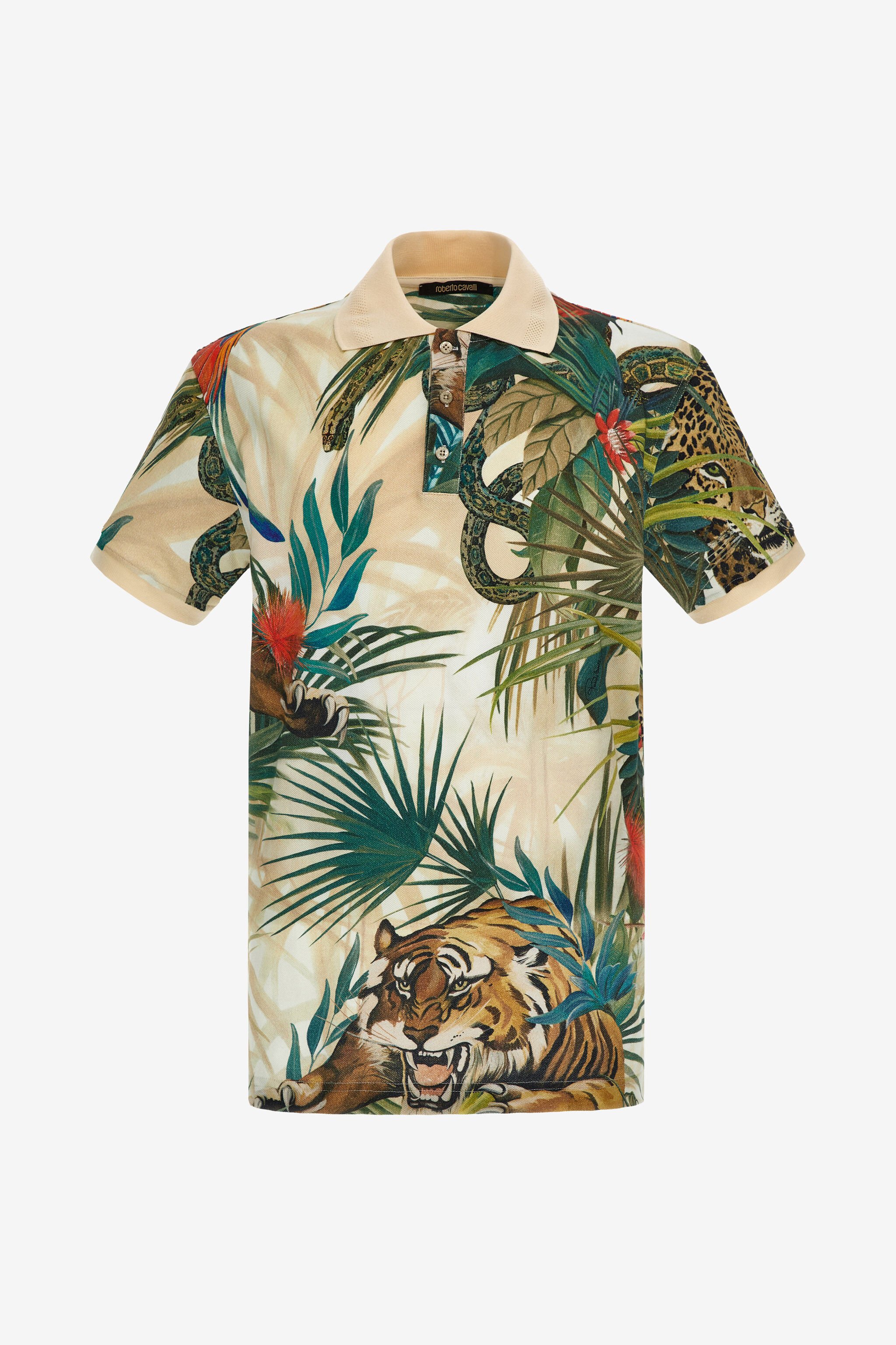 RC Polo Jungle print Green SRT64E-XKH21