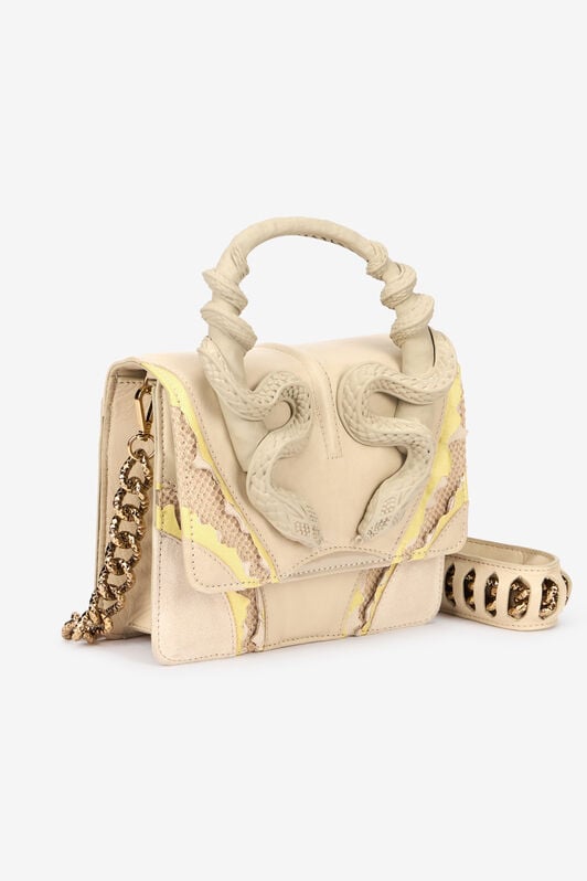 RC Borsa Avorio Piccola Con Serpenti Avorio VWB003-PZS67
