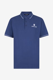 ${brand} Blue Logo Polo Shirt ${colorDescription} ${masterID}