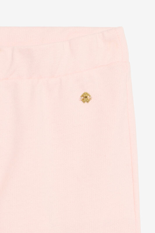 JU Baby Pink Track Pants with Floral Embroidery BABY ROSE VJT200-CF050