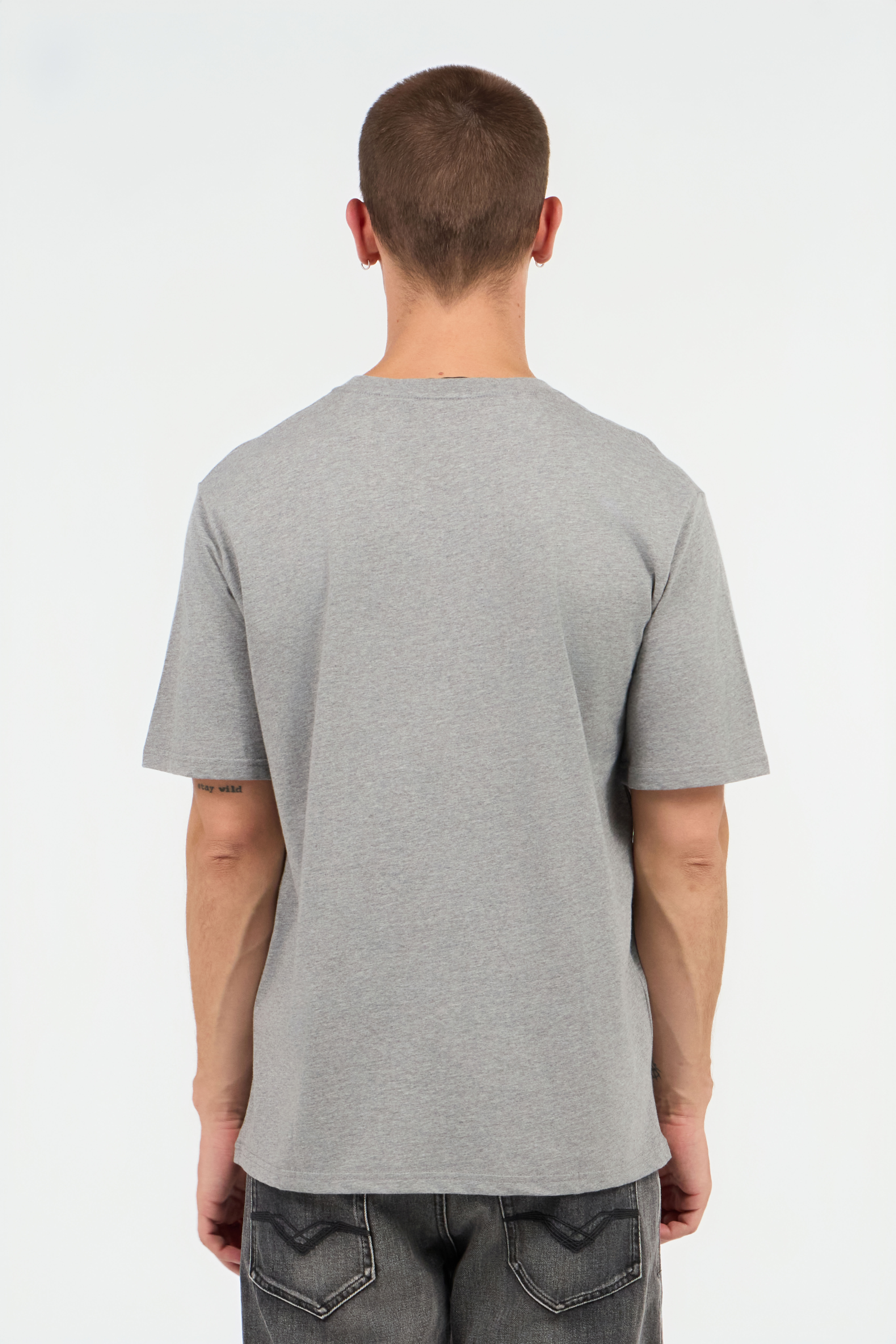 JC Just Cavalli Logo T-Shirt Grau RRT933-RR195