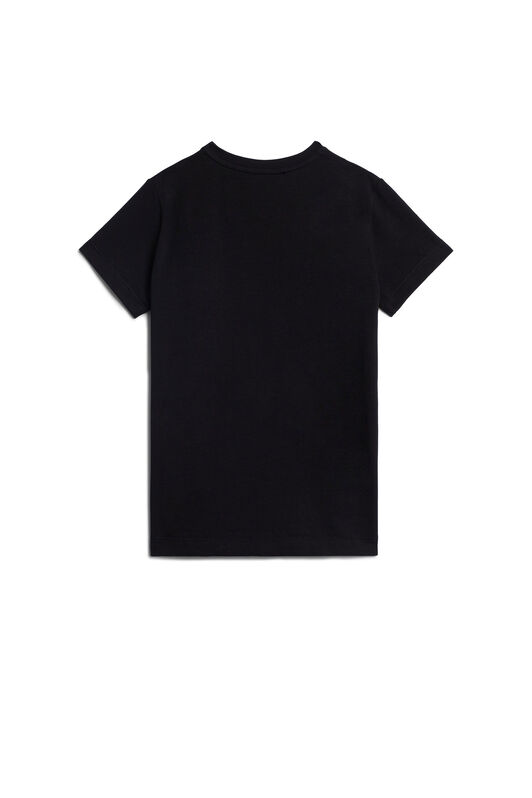 JU T-shirt con Monogram RC di paillettes BLACK IJT616-JV025