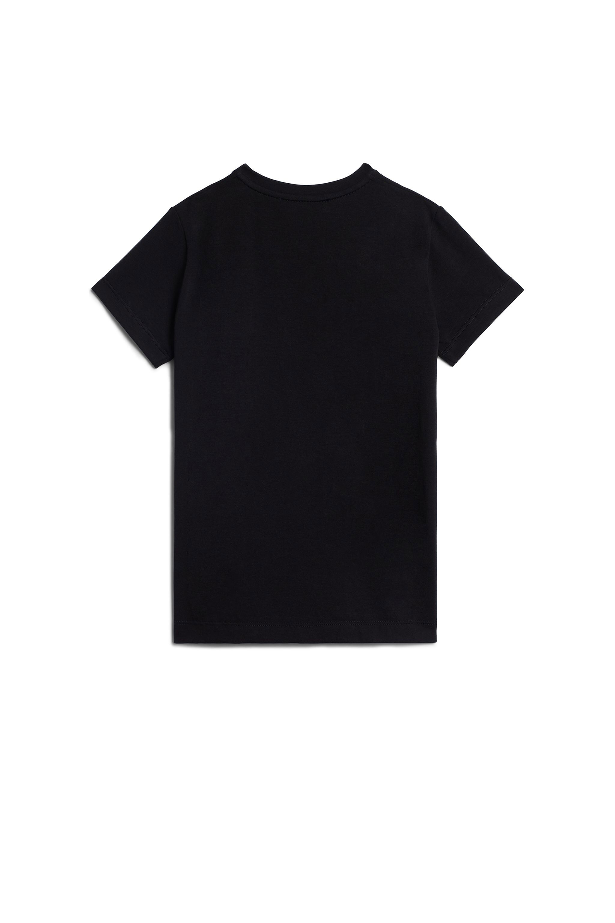 JU T-shirt con Monogram RC di paillettes BLACK IJT616-JV025