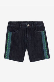 ${brand} Shorts in denim con Monogram RC ${colorDescription} ${masterID}