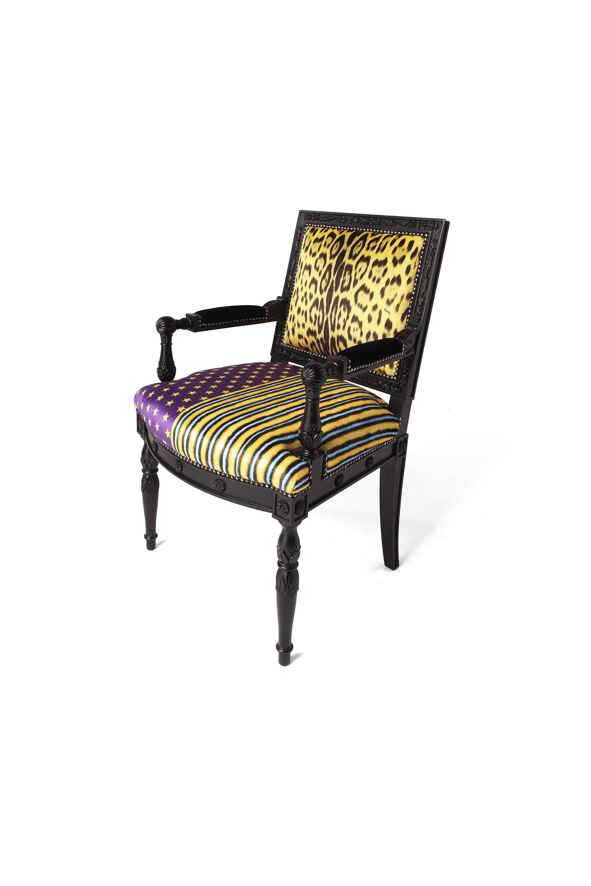 HO Poltrona con stampe patchwork Giallo P9L907-L9###