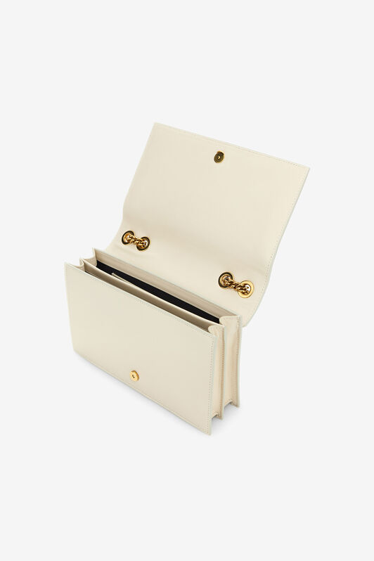 RC Shoulder bag with Monogram Mirror Snake Ivory SKB120-PZ172